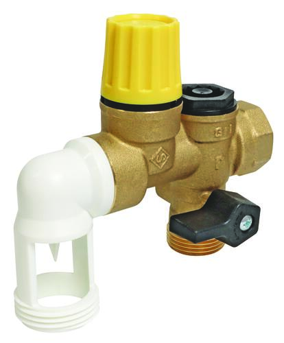 Groupe de sécurité coudé standard Téflon 20/27 NF - Somatherm